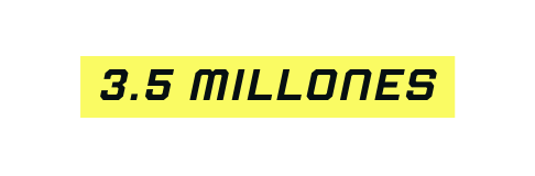 3 5 millones